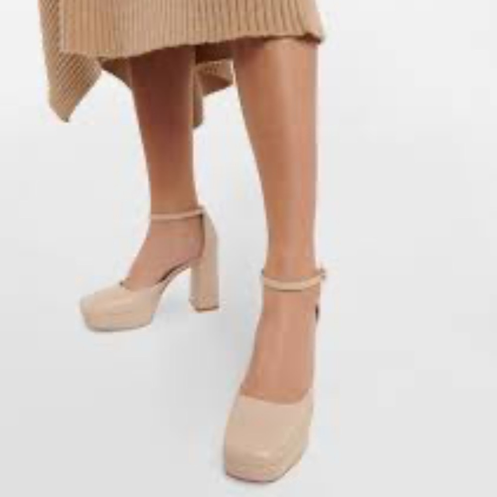 Circus NY Sam Edelman Women Rosa Pump Platform Chunky Block Heel Shoes Size 8.5 - Picture 13 of 14